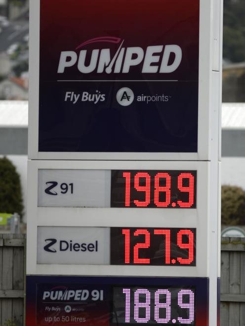 1.98 at the Andersons Bay Z Energy