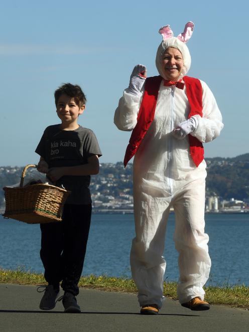 Macandrew Bay residents had an egg-cellent start to Good Friday, thanks to a visit from the...