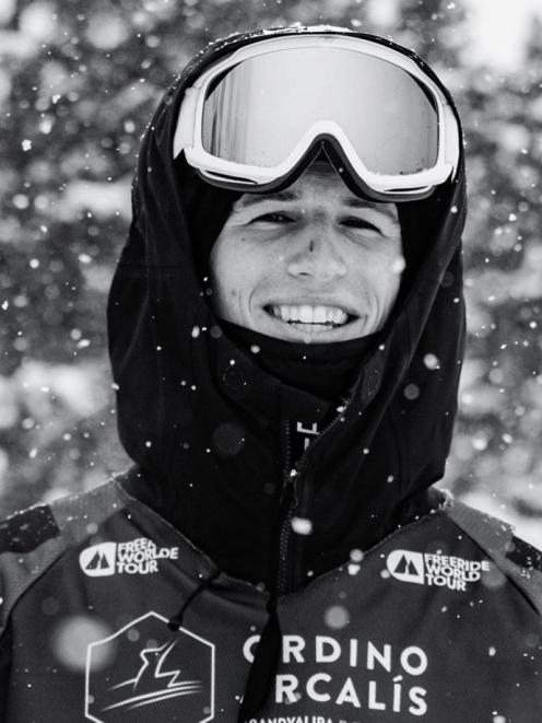 Wanaka free- skier Craig Murray is all smiles before barrelling down a mountain. PHOTO: FREERIDE...