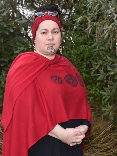 Marcia Cassidy wears her moko kauae on the outside. PHOTO: GREGOR RICHARDSON