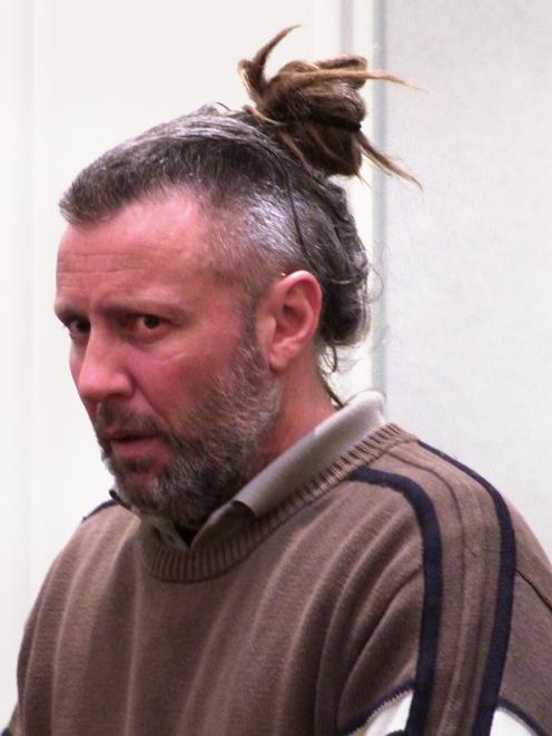 Cory Ferguson (43) is the first person on trial in New Zealand since the Covid-19 lockdown. PHOTO...