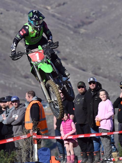 Dunedin’s Courtney Duncan showed the crowd how she came to be the fastest female motocross rider...
