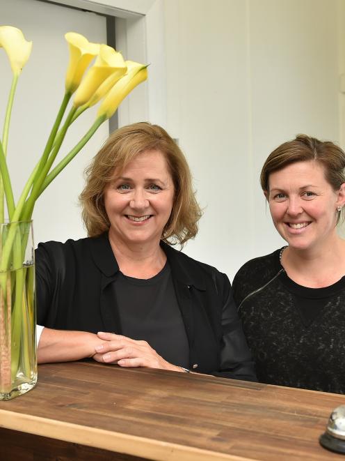 KiwiHarvest founder and chief executive Deborah Manning (left) and Dunedin manager Susie...