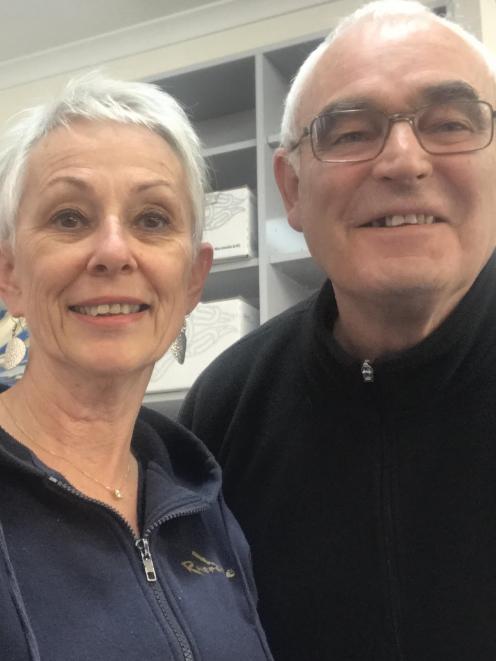 Waikaia Store, Brown Owl Cafe and Waikaia Post Office owner Lyn Brown and
...