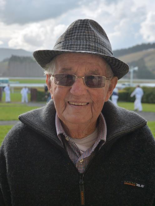 Veteran trainer Brian Anderton was happy to be back on his home track. PHOTO: LINDA ROBERTSON
