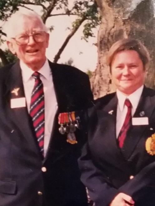 Marryllyn Donaldson with her late father, Bill Bennett. PHOTO: SUPPLIED