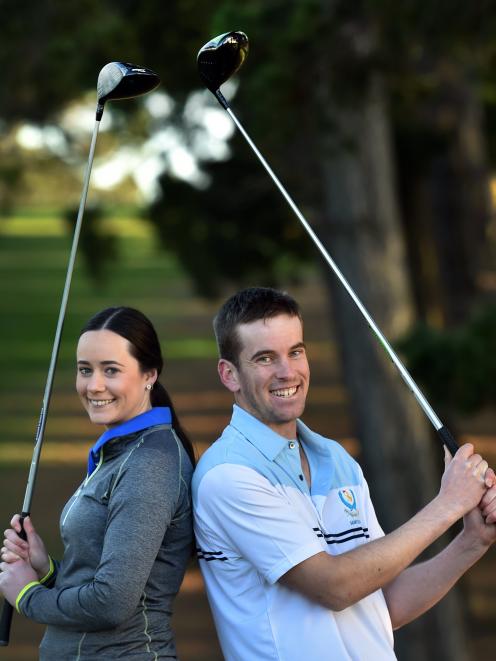 Abigael and Matt Crawford will be lining up in Otago teams at St Clair Golf Club this weekend...