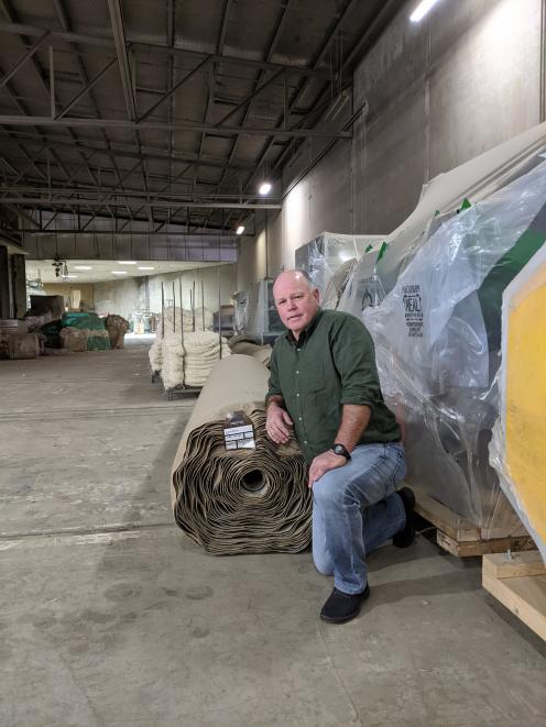 Central Otago and South Canterbury wool grower Eric Laurenson looked forward to using his NZ Yarn...