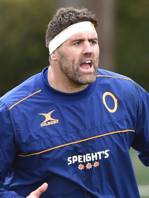 New Otago prop Jamie Mackintosh. PHOTOS: GREGOR RICHARDSON