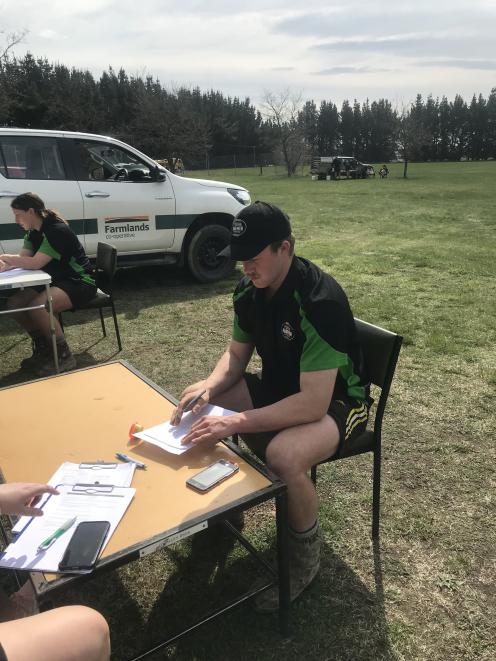 George Blyth, of Clinton, won the FMG Young Farmer of the Year Otago District Skills at...