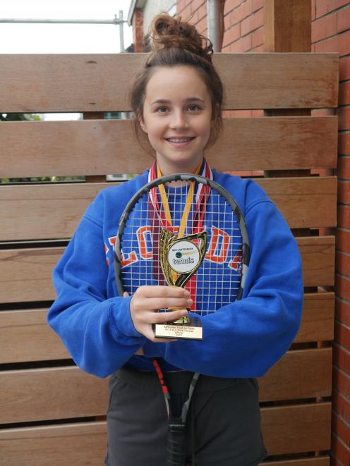 Mornington-Roslyn Tennis Club member Erin O'Neill won the under-16 doubles section at the...