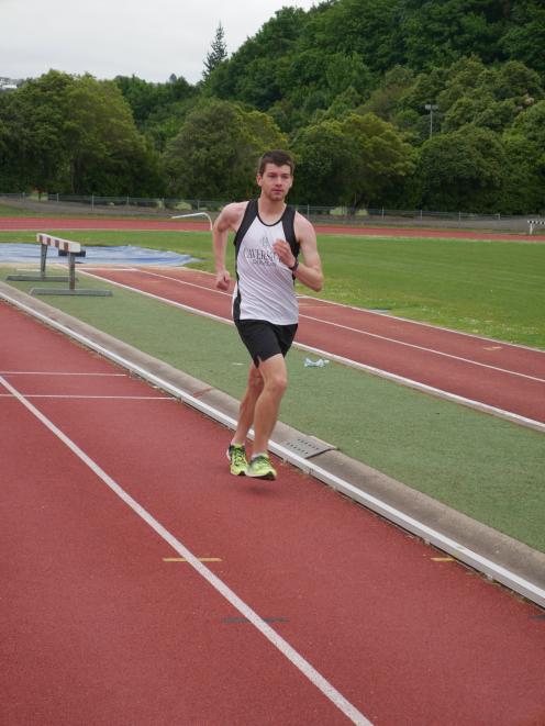 Otago athlete Alex Brown won the senior men's 20km race walk in the New Zealand Road Race...