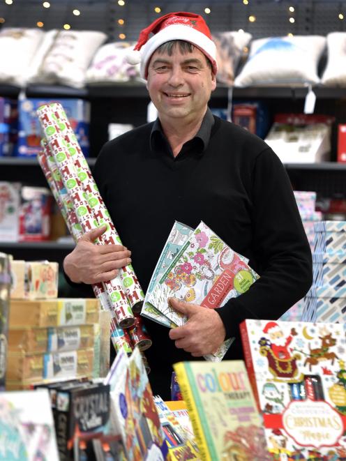Golden Centre Paper Plus owner John Brenssell said his store had been very busy. PHOTO: PETER...