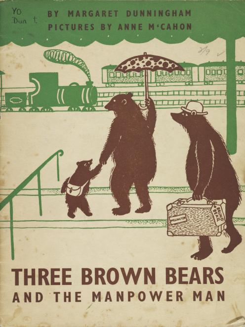 Three Brown Bears and the Manpower Man, by Margaret Dunningham, pictures by Anne McCahon. PHOTOS:...
