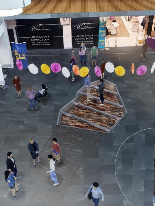 A concept image shows how the historic manuka causeway will look when it is reinstalled in the...