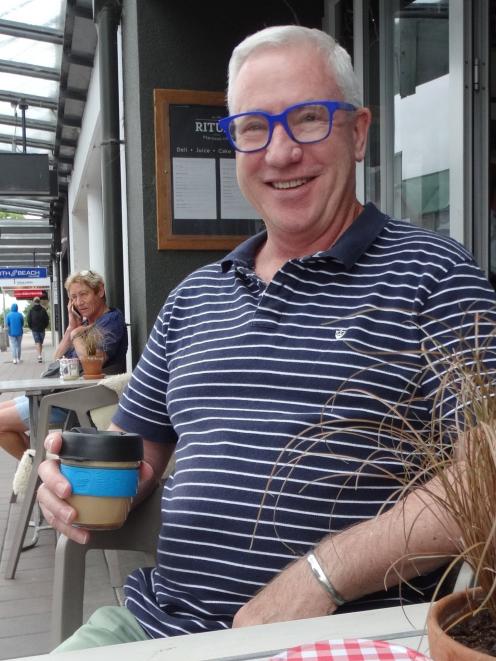 Chris Hadfield, co-owner of Ritual Coffee Shop in Wanaka. PHOTO: MARK PRICE