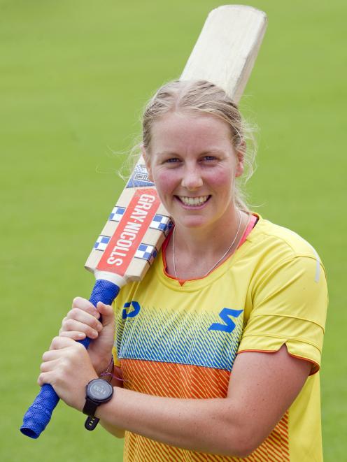 Otago Sparks batswoman Caitlin Blakely is having a breakthrough season. PHOTO: CHRISTINE O’CONNOR