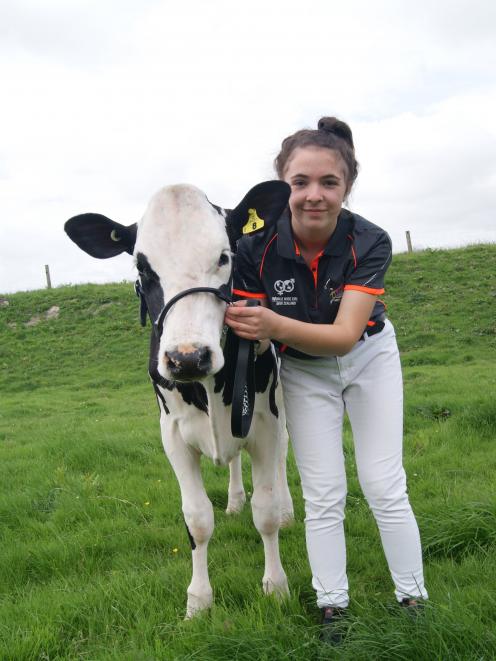 Kimberley Simmons, (16), of Dacre, won the junior handler competition at the 2021 National All...
