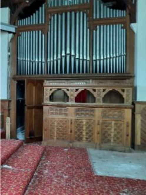 The 1906 Norman and Beard organ is off for restoration. Photo: Supplied