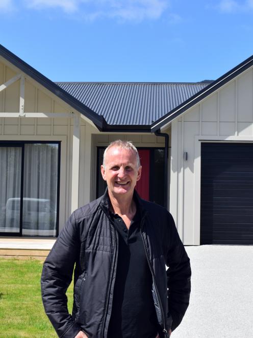 The Grange Lifecare Village director Geoff McPhail visits a villa at the $150million facility in...