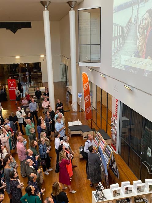 Representatives from Dunedin's arts organisations, performers, and supporters get a glimpse of...