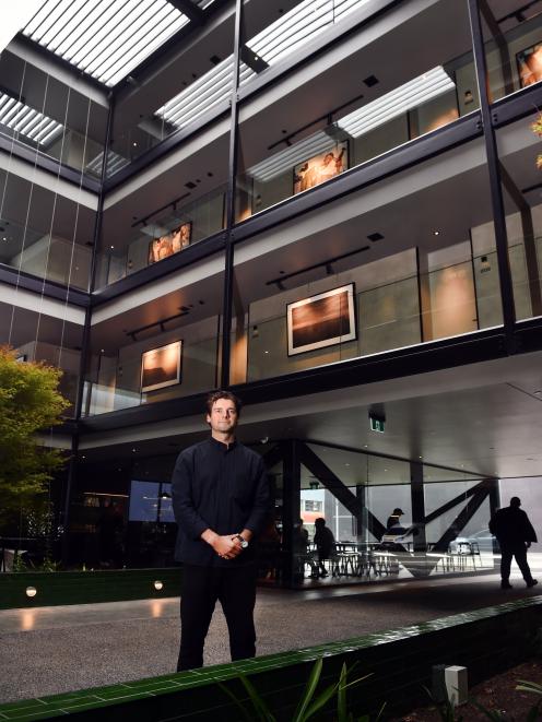 Ebb-Dunedin co-founder and development manager Dylan Cazemier at the new boutique hotel in...