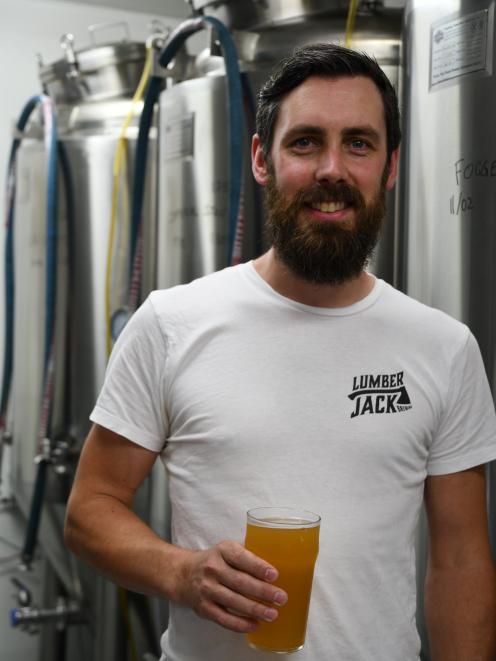 Lumberjack Brewing owner Ian O’Malley is excited for the future of his Pukehina business.