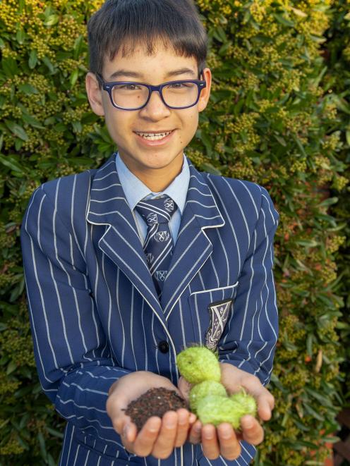 Sea-am splits his time between school, gardening, sport, homework and flying lessons. Photo:...