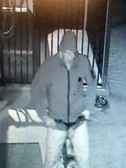 A man broke into an Oamaru business and stole three charity collection boxes on March 7. Photo:...