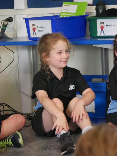 Anderson’s Bay School pupil Tova Neilson (6) shared her ideas.