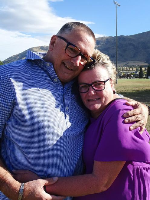Wanaka couple Roy Rose and Leanne Taylor-Rose reflect on their Covid-19 experience. PHOTO: KERRIE...