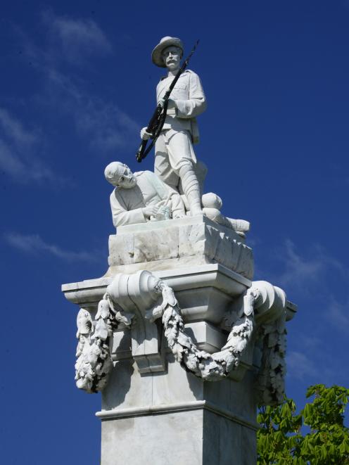 New Zealand’s most impressive memorial to the South African War is this monument in the northern...