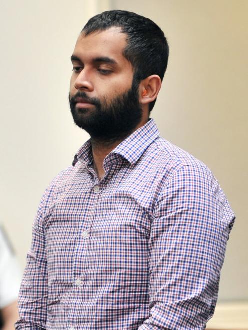 Venod Skantha at sentencing before the High Court at Dunedin in 2020. PHOTO: CHRISTINE O’CONNOR