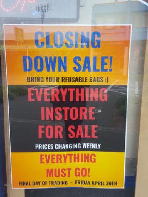 The New Brighton United Video store is having a closing down sale. Photo: RNZ / Rachel Graham