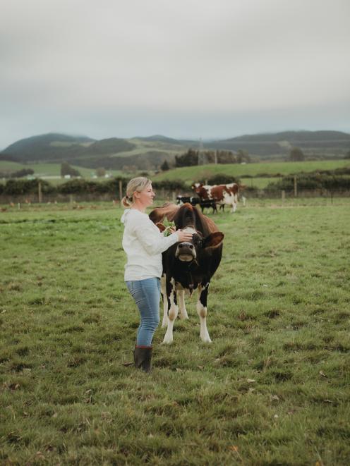 Morgan Campbell describes the cattle on the property as her ‘‘therapy’’.