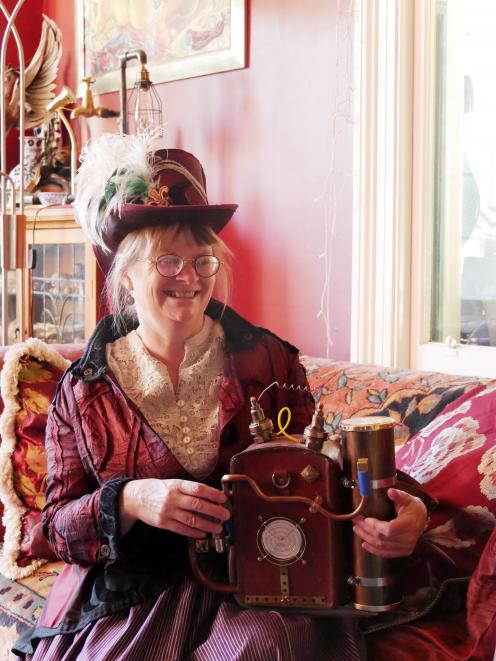 Artist Trish Shirley has been sewing up a storm to make her costume for this year’s Steampunk NZ...