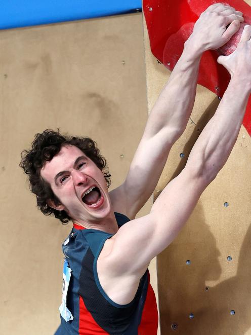 Czech star Adam Ondra should feature in the sport climbing competition. PHOTO: REUTERS