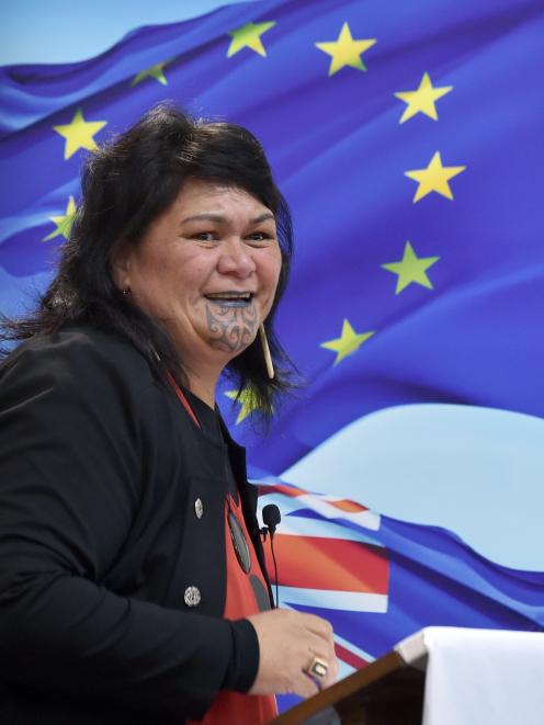 Foreign Affairs Minister Nanaia Mahuta speaks at the 55th Otago Foreign Policy School at St...