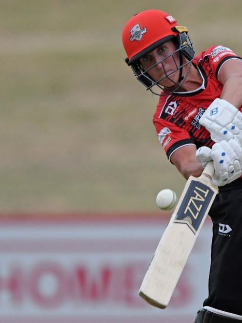 Kate Ebrahim bats for Canterbury. Photo: Getty Images