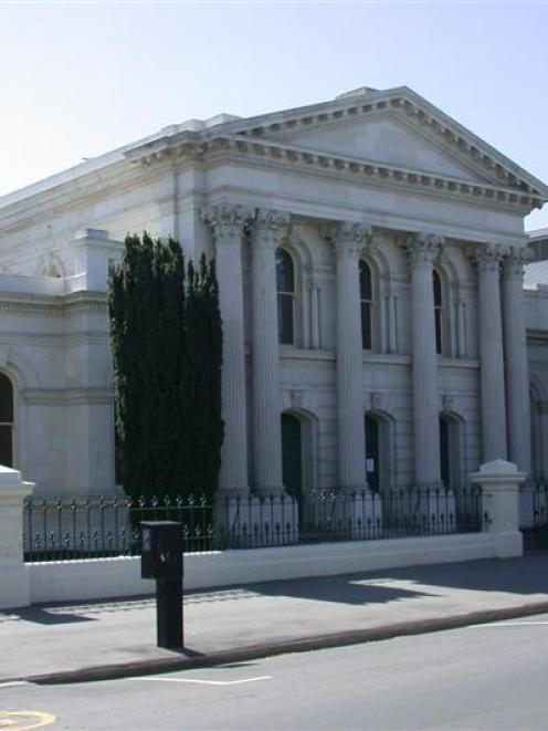 The Oamaru District Court building, built in 1883.