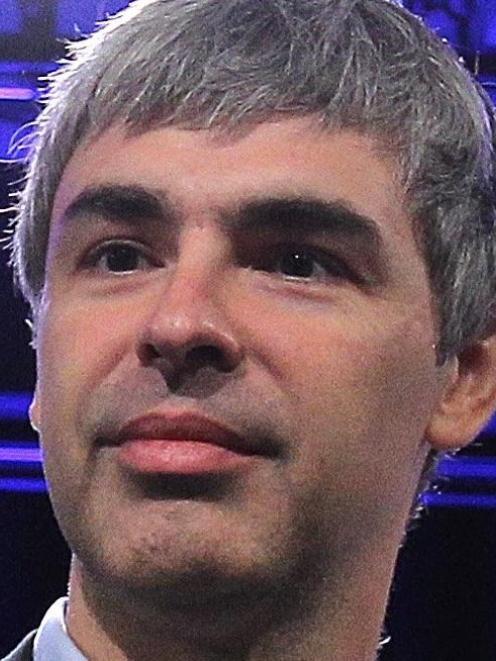 Larry Page. File photo