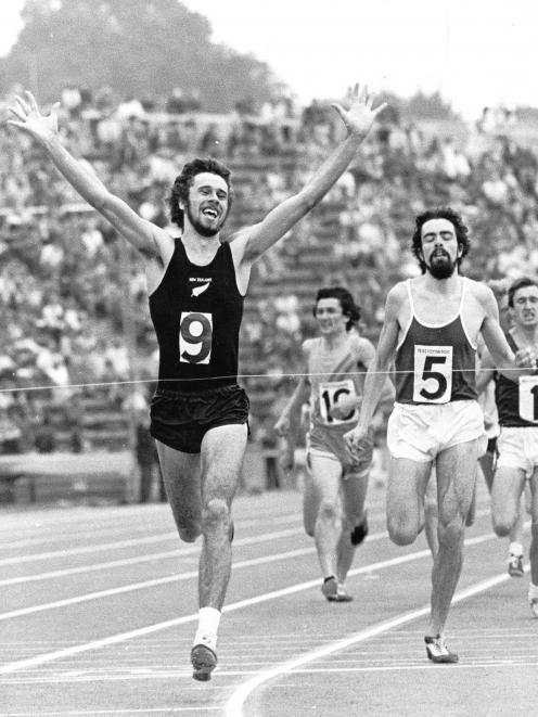 Rod Dixon wins an international event at Crystal Palace in London in 1973. PHOTO: ODT FILES