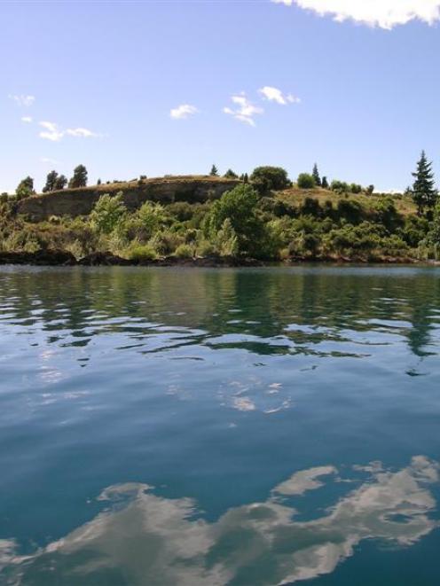 Ruby Island in Lake Wanaka.