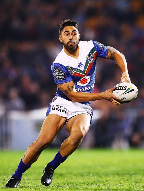 Shaun Johnson, pictured in action for the Warriors in 2017, returns to the New Zealand franchise...