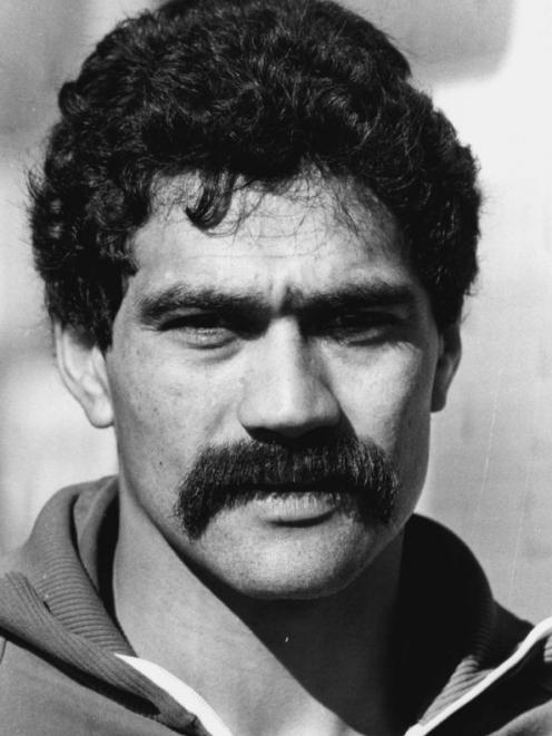 Bernie Fraser played 23 times for the Al Blacks from 1979 to 1984. Photo: Getty Images 