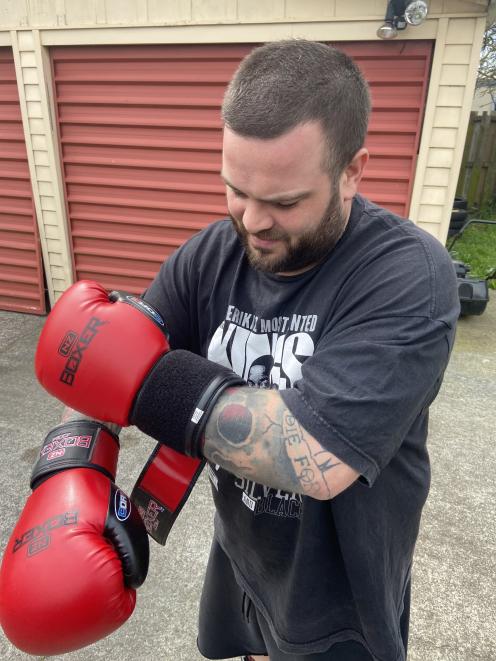James Bates training ahead of the charity event. Photo: Supplied