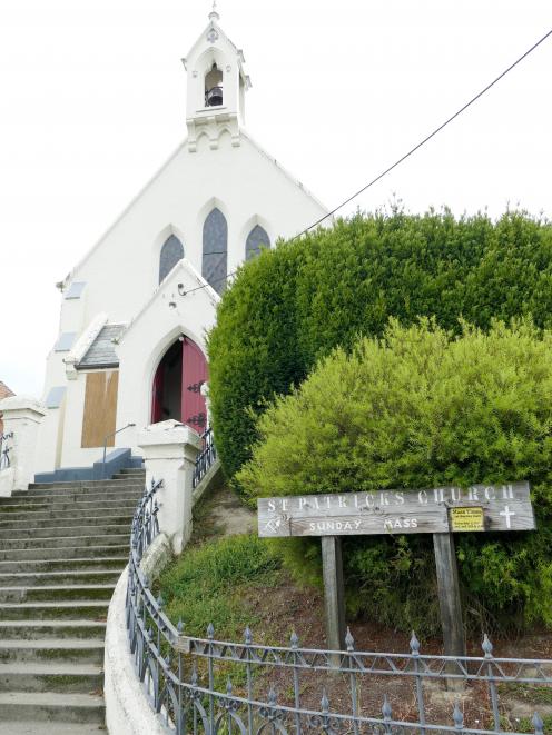 The exterior of the church