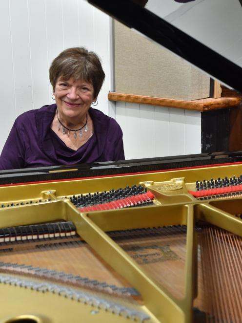 Pianist Deidre Irons at the DSO in Hanover Hall on Tuesday morning. PHOTO: GREGOR RICHARDSON
