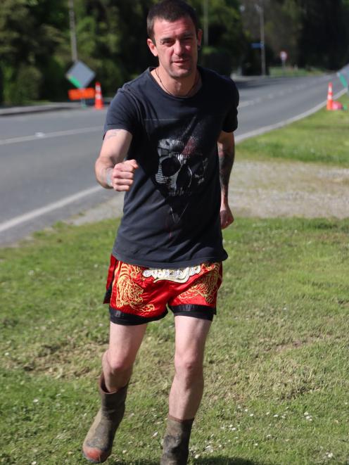 Edendale man Shawn Letham has been in training to run 42km at the town’s rugby grounds, some of...