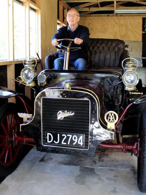 Getting ready for a scenic drive in his 1906 Cadillac is Wayne Henderson, of Glenleith. PHOTOS:...